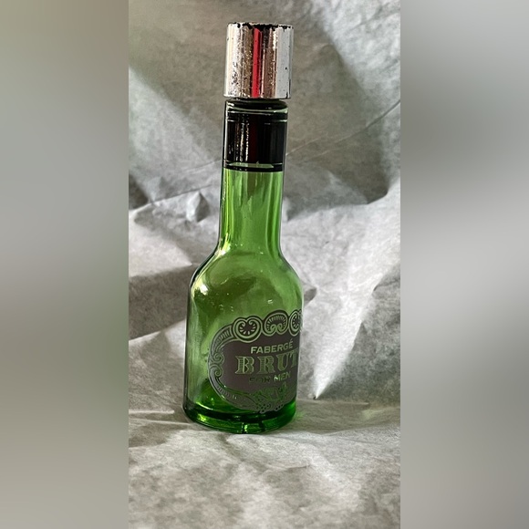 VINTAGE BRUT® by Faberge® Miniature EMPTY Bottle Men's Eau De Cologne 3/8 Fl Oz - Picture 3 of 11